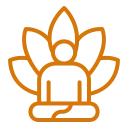 Icon for an authentic yogic experience at Anagha Yoga.