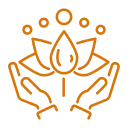 Icon representing a holistic wellness approach.