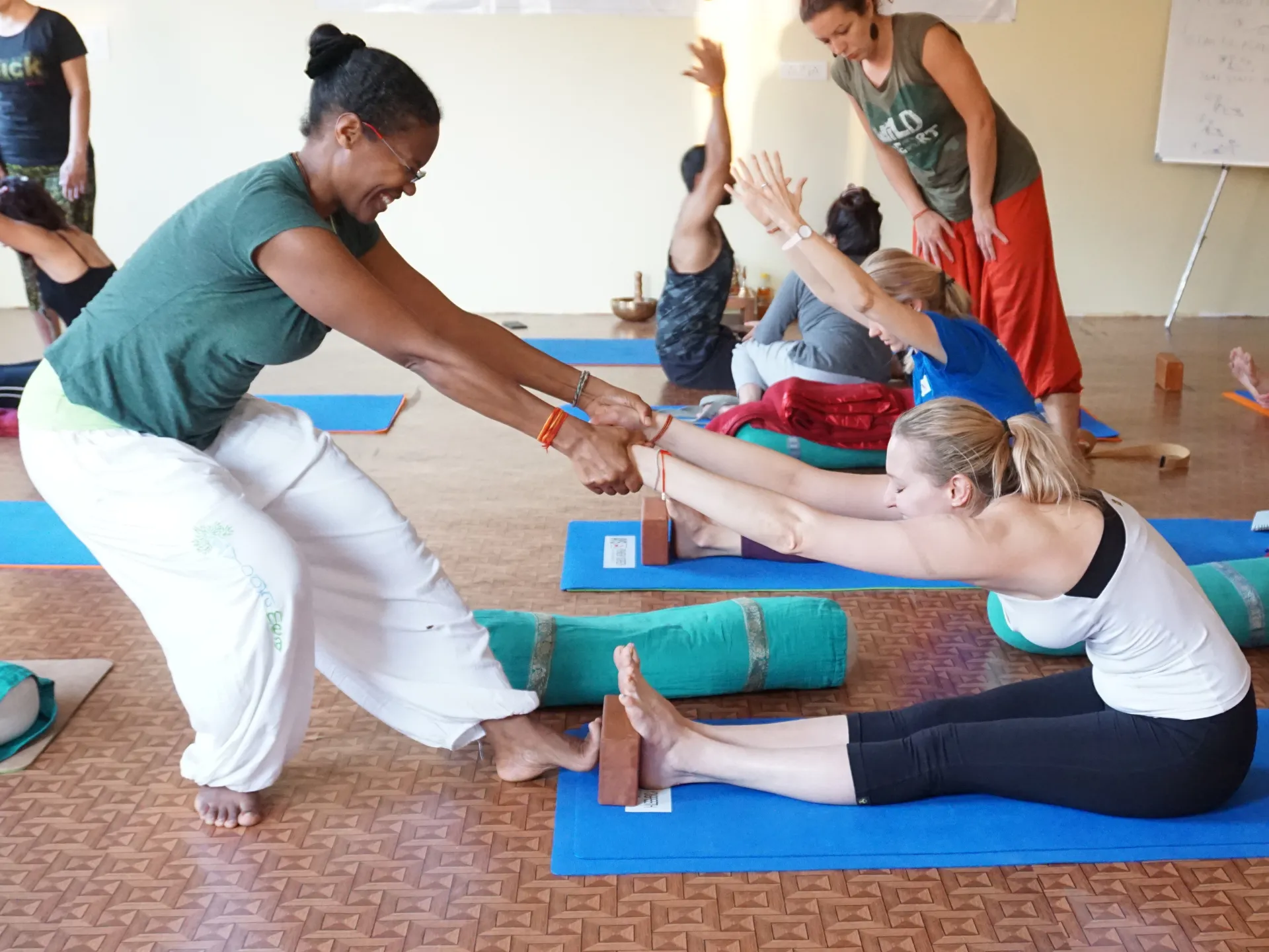  peace and balance of a wellness yoga retreat in Rishikesh.
